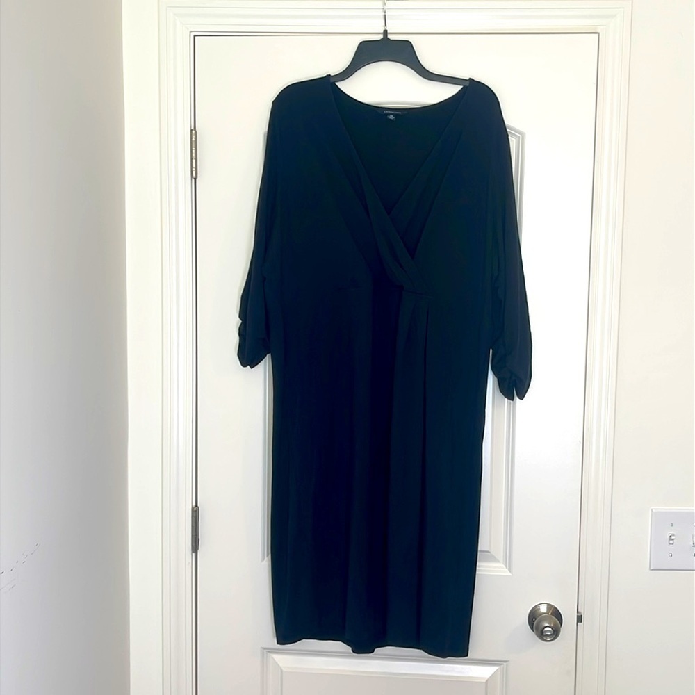 Lands End Black Dress Size 2X
